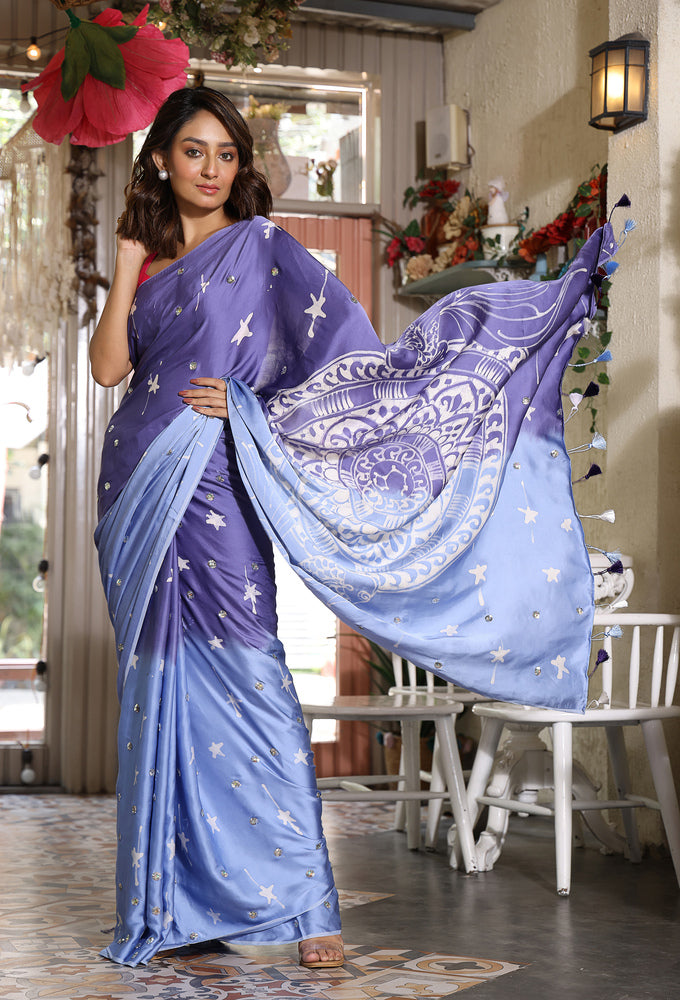 Pisces Saree - Blue