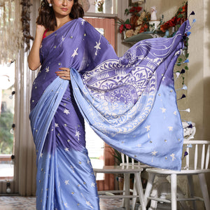 Pisces Saree - Blue