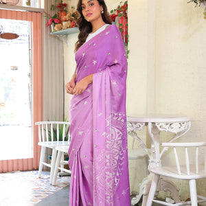 Pisces Saree - Purple