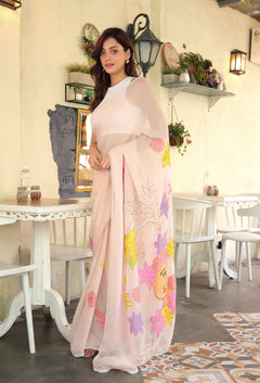 Fairytale Dream Saree - Peach