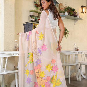 Fairytale Dream Saree - Peach