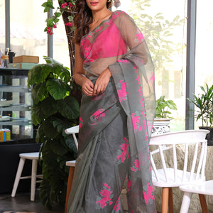 Nature's Jewel - Green Saree