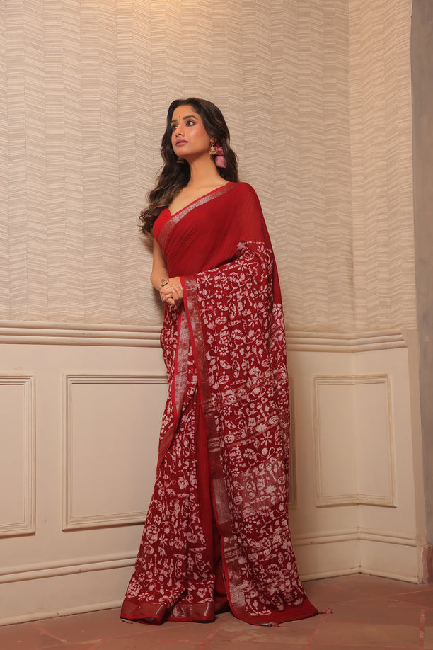 Festivals of India - Red Saree