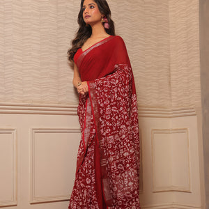 Festivals of India - Red Saree