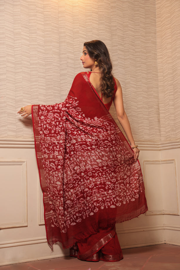 Festivals of India - Red Saree