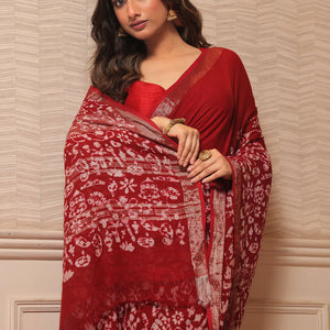 Festivals of India - Red Saree