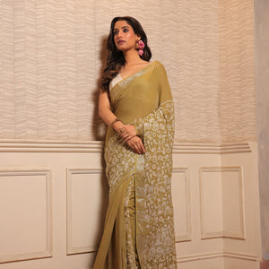 Festivals of India - Green Saree