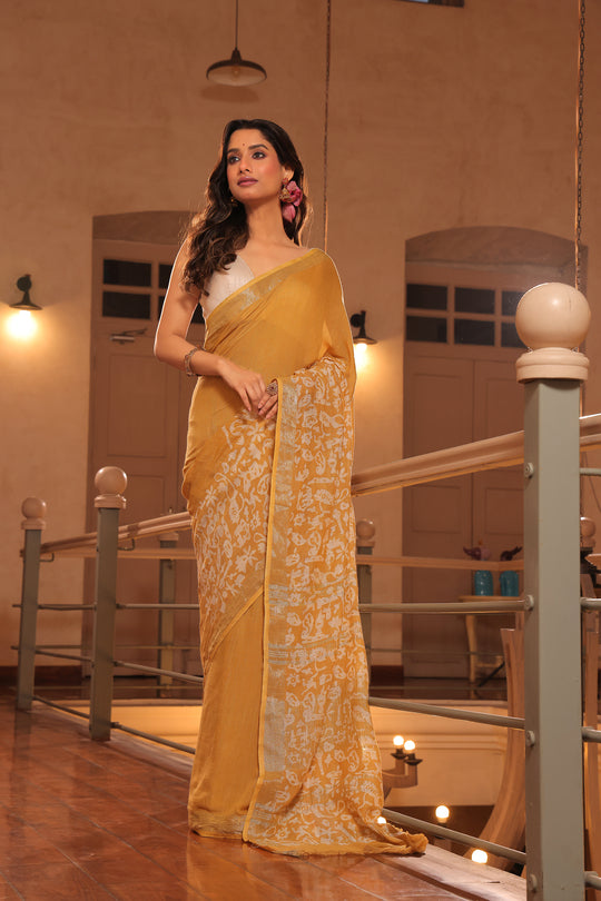 Festivals of India - Yellow Saree