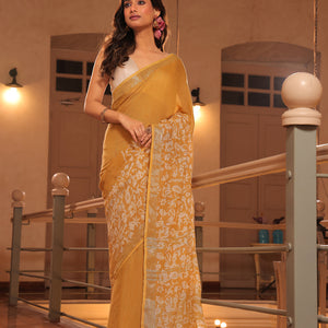 Festivals of India - Yellow Saree