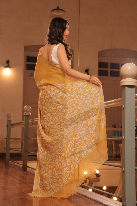 Festivals of India - Yellow Saree