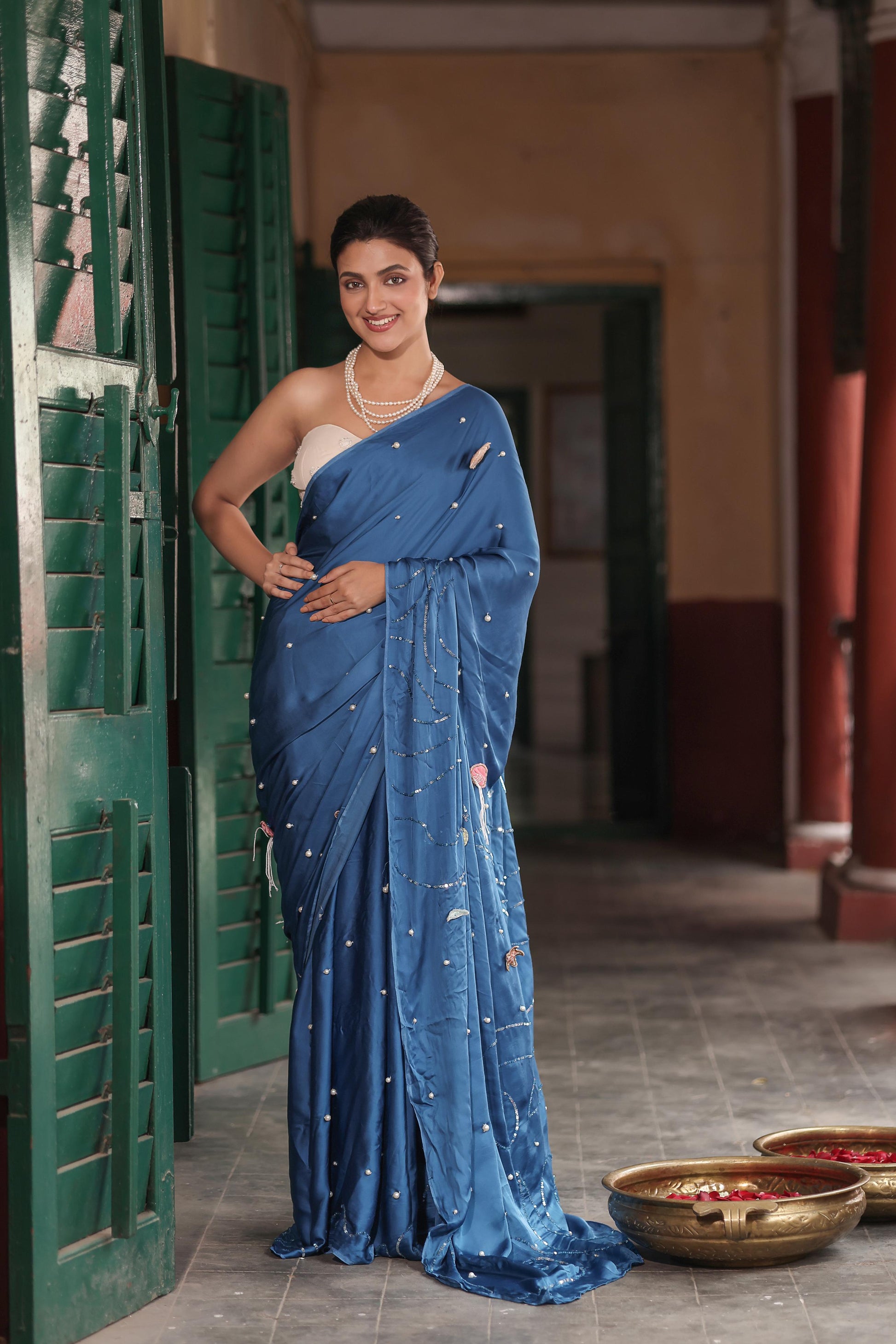 Samudrika - Neela Saree