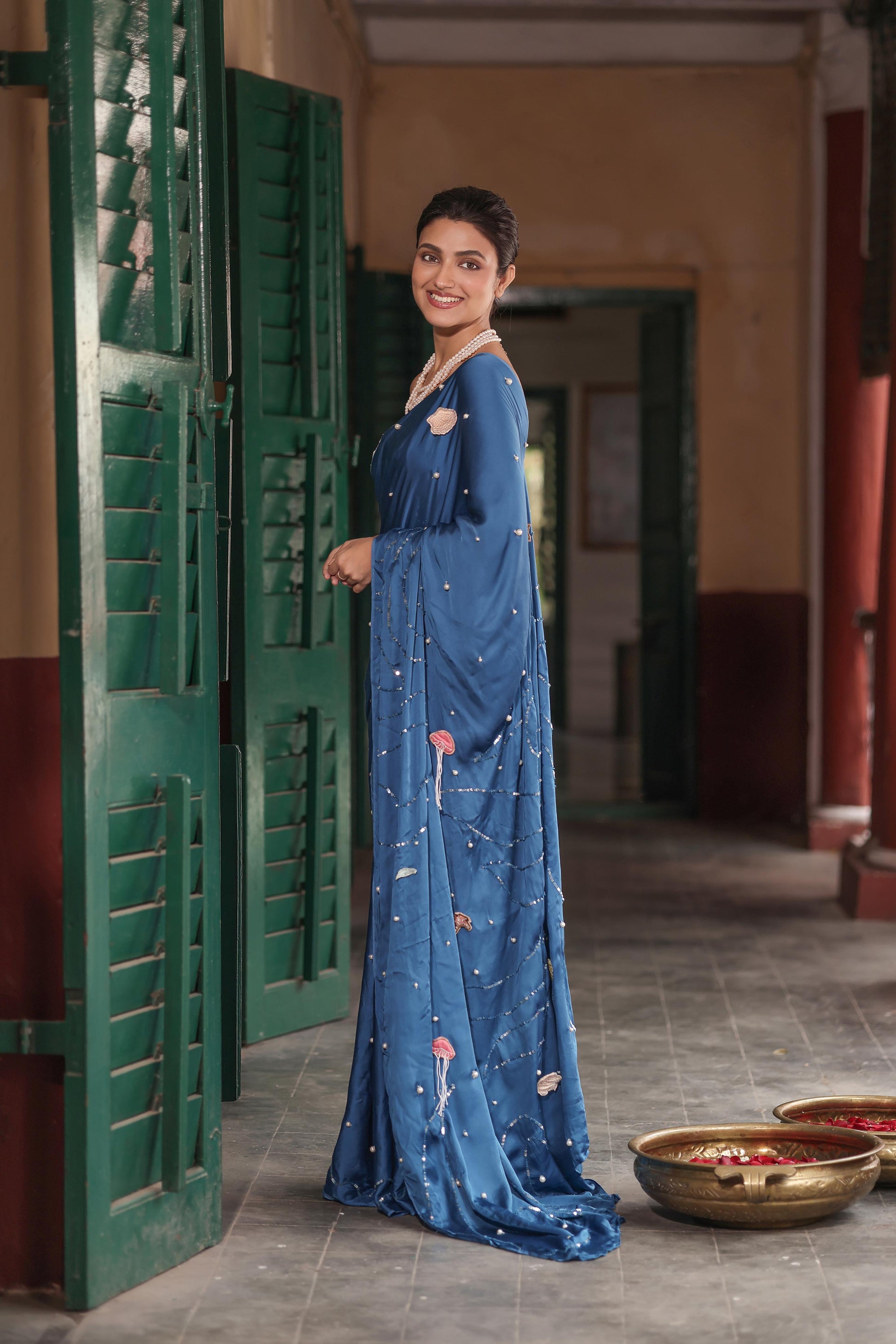 Samudrika - Neela Saree