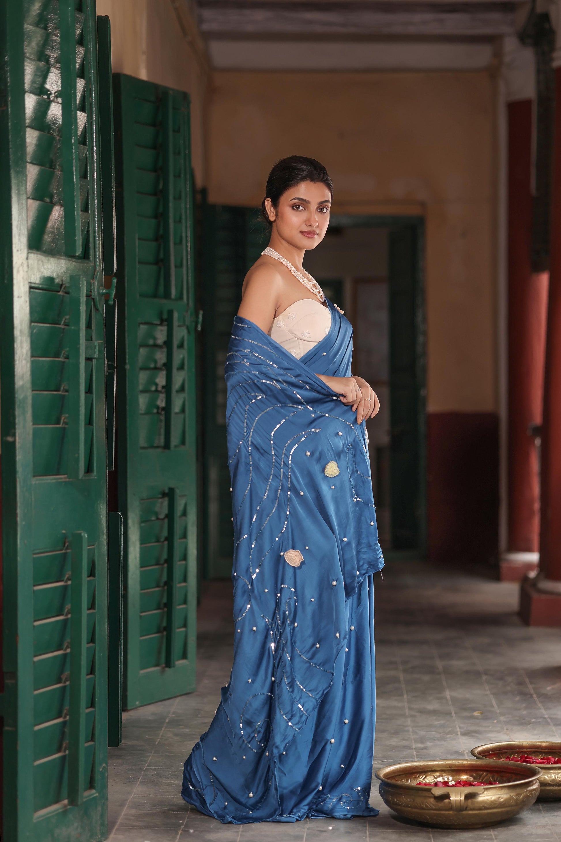 Samudrika - Neela Saree