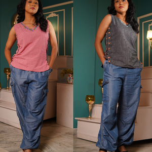 Maya - Reversible Size Adjustible Top