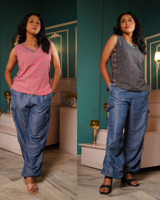 Maya - Reversible Size Adjustible Top