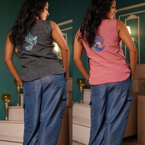 Maya - Reversible Size Adjustible Top