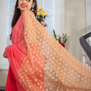 Semi Organza Jamdani Saree