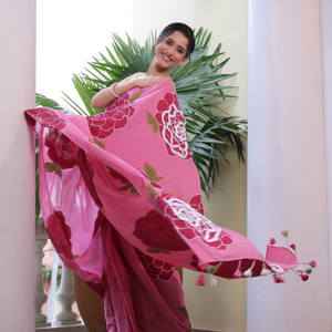 Amaira - Pink - Two way saree