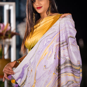 Mystic Marble Dreams Saree