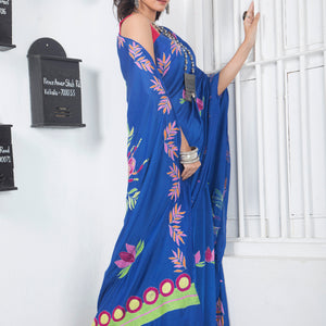 Cheerful Beetle Petals Saree