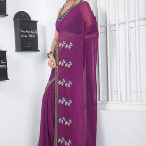 Evil Eye Elegance Saree