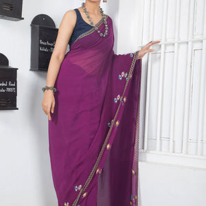 Evil Eye Elegance Saree