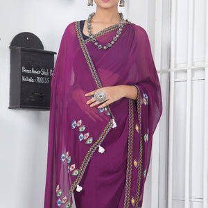 Evil Eye Elegance Saree