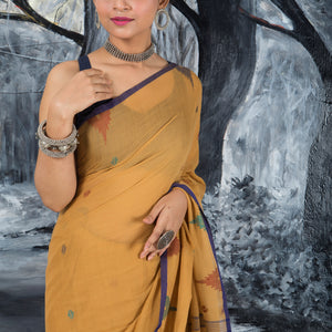 Mul Cotton Handloom Jamdani Saree