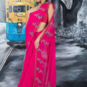 Evil Eye Elegance Saree