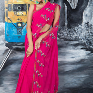 Evil Eye Elegance Saree