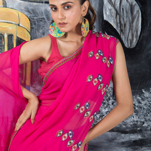 Evil Eye Elegance Saree