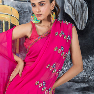 Evil Eye Elegance Saree