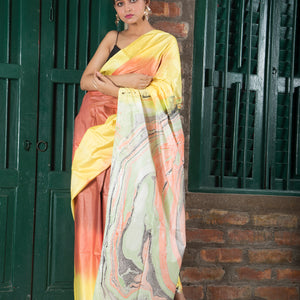 Mystic Marble Dreams Saree