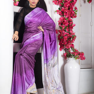 Mystic Marble Dreams Saree