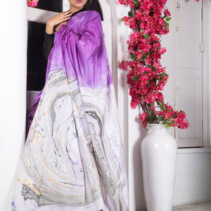 Mystic Marble Dreams Saree