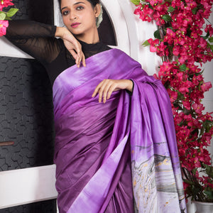 Mystic Marble Dreams Saree