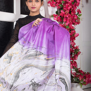 Mystic Marble Dreams Saree