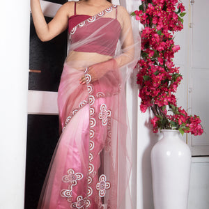 Floral Drift Saree