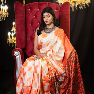 Shibori Tales of Mithila Saree