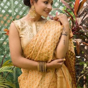 Sona Bou Semi Silk Mekhela