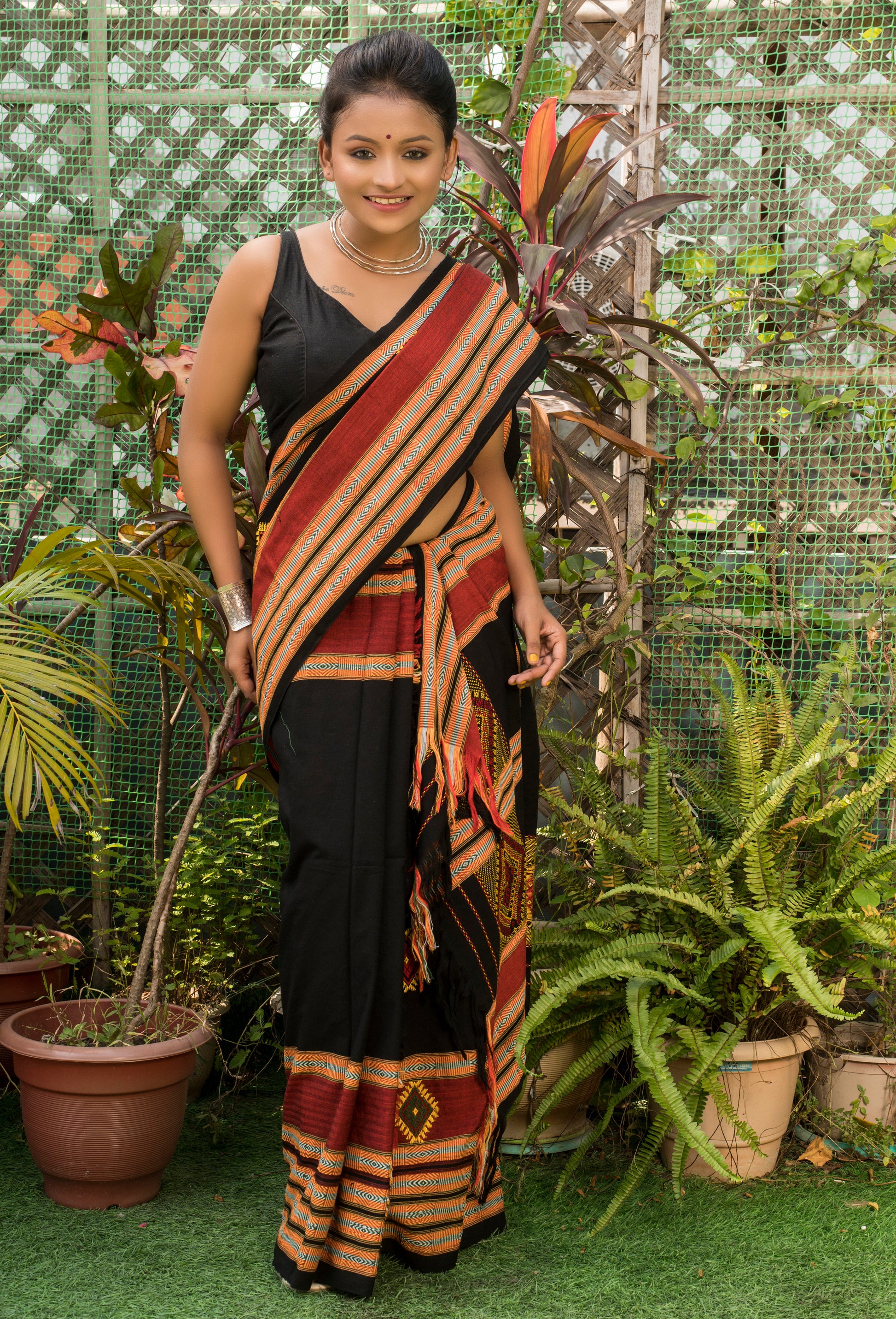 Handloom Naga Mekhela