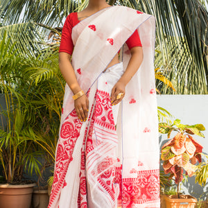 Handloom Silk Cotton Mekhela