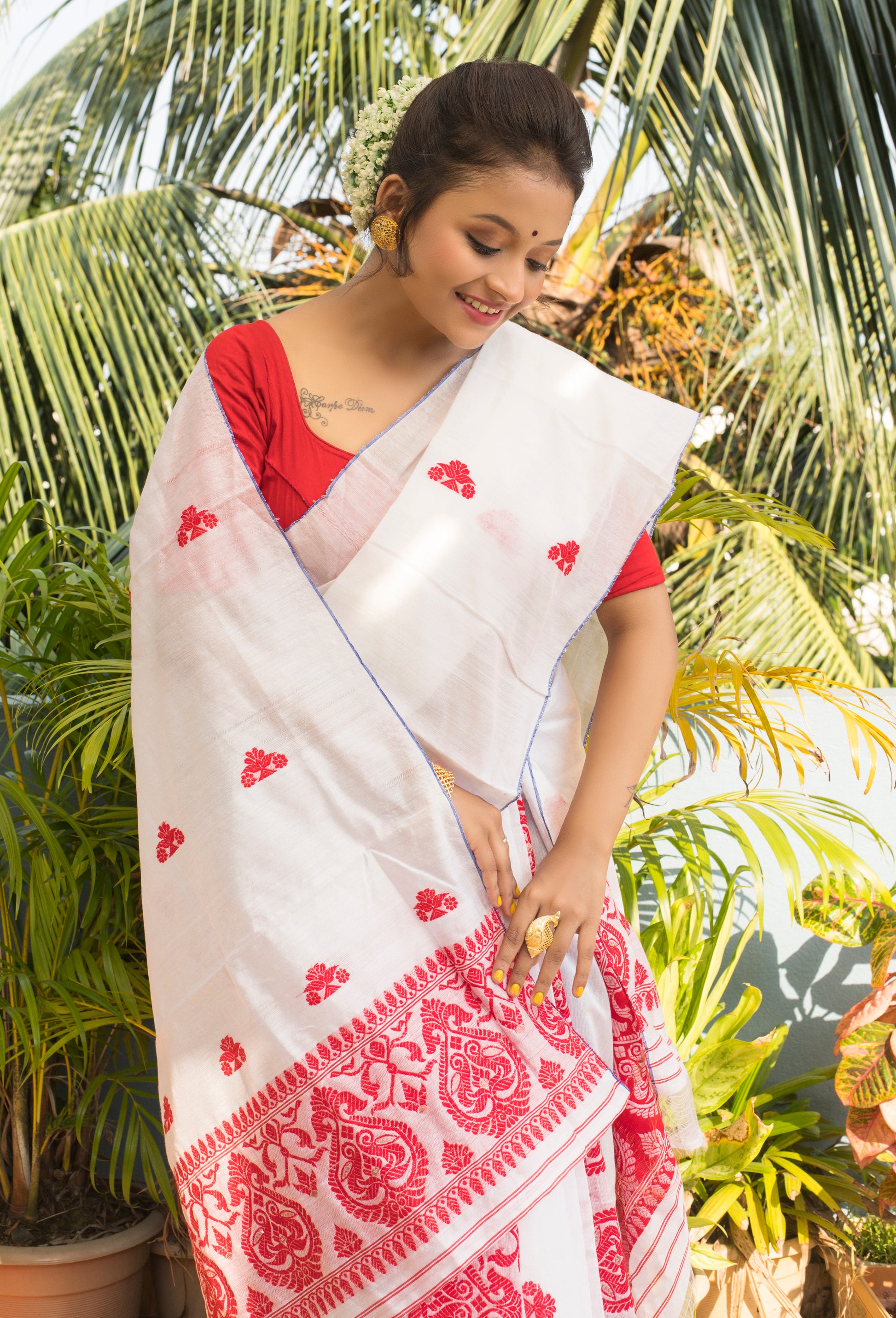 Handloom Silk Cotton Mekhela