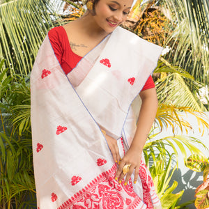 Handloom Silk Cotton Mekhela