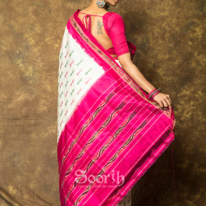 Single Ikkat Silk Saree