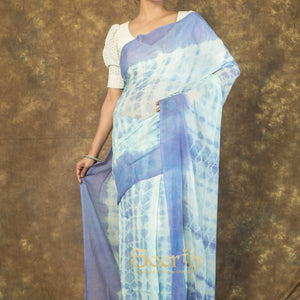 Mul Cotton Shibori Saree