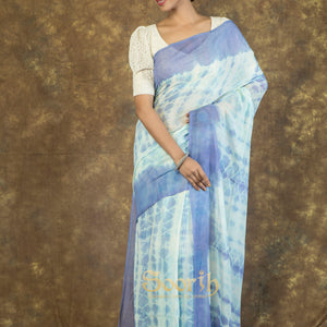 Mul Cotton Shibori Saree