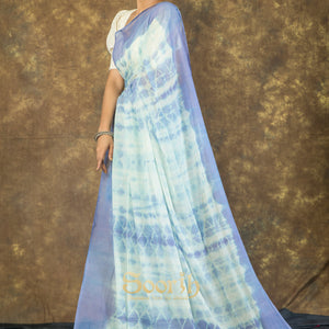 Mul Cotton Shibori Saree