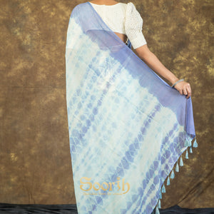 Mul Cotton Shibori Saree