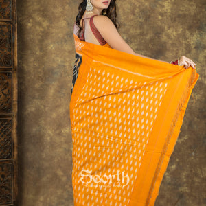 Handloom Mercerised Cotton Single Ikkat Saree